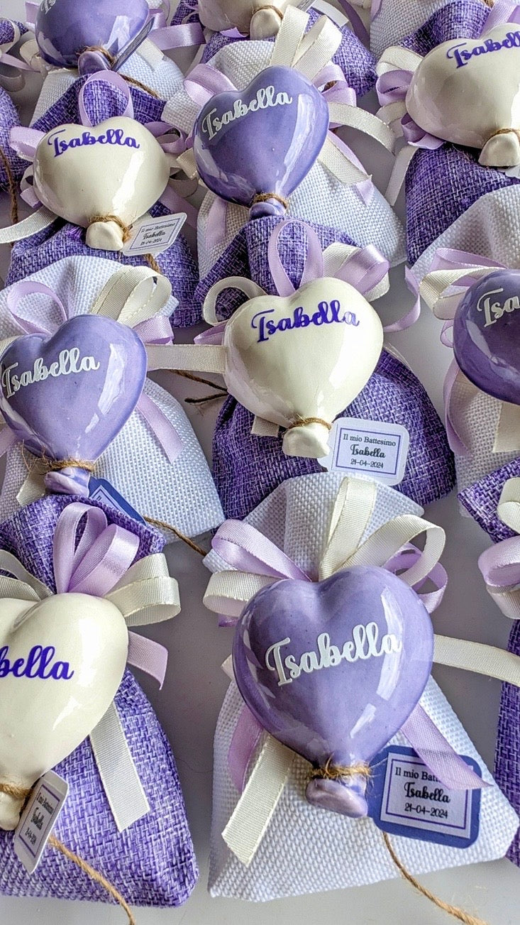 Bomboniere palloncini calamite con nome. I colori anche tua scelta.