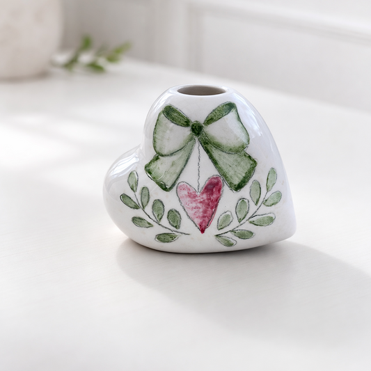 Profumatore Cuore Romantico in Ceramica Personalizzabile | Cose di Mya