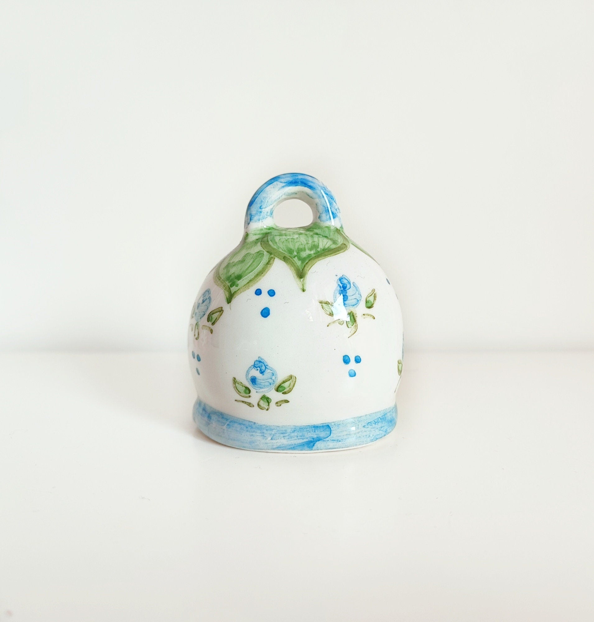 Campanella Capri in ceramica artigianale, dipinta a mano con dettagli unici. Perfetta come  bomboniera