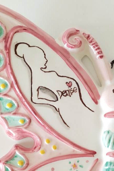 Farfalla in Ceramica Personalizzata con Dedica - Un Regalo dal Cuore di una Mamma